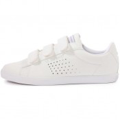 Le Coq Sportif Agate Lo Strap Cuir Blanc Chaussures Baskets Basses Femme Lyon